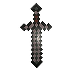 Jakks pacific épée Nether Minecraft Réplique d’accessoire de jeu vidéo - Plastique solide - Licence officielle Minecraft - Pour jeu de rôle et collection - Dès 3 ans