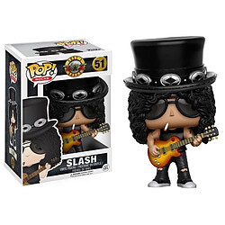 Funko Figurine POP Guns N' Roses Slash Figurine POP de collection - Vinyle - Modèle Slash sous licence officielle - Boîte-fenêtre - Dès 3 ans