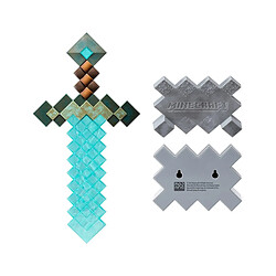 Noble collection réplique épée diamant Minecraft - 50 cm