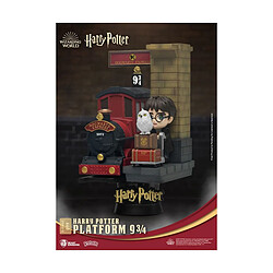 Beast kingdom toys Diorama Harry Potter D-Stage Platform 9 3/4 Diorama de figurine pop culture - PVC - D-Stage Platform 9 3/4 - Socle décor - Licence officielle - Assemblage facile - Finition détaillée