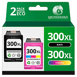 C000039479_123consommables Pack 2 cartouches HP 300XL - Noir et couleur