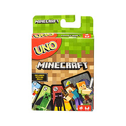 Mattel - Jeu de cartes UNO Minecraft