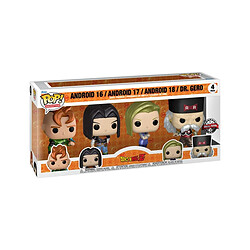 Funko Figurines POP Dragon Ball Z - Pack de 4 Pack de figurines vinyle POP! Dragon Ball Z - présentoir décor - boîte-fenêtre - compatible fixation murale