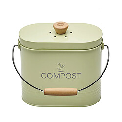 GUILLOUARD DISTRIBUTION Seau à compost ovale 3l vert - 040621 - GUILLOUARD