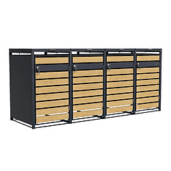 Axi house Cache-poubelle 132x80x116 cm