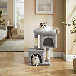 ACAZA Griffoir Tour pour Chat 65 cm - Gris clair