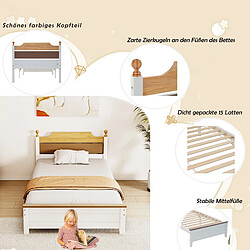 Acheter KOMHTOM Lit Simple 90x200 cm