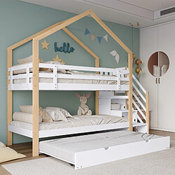 Acheter KOMHTOM 90x200 cm/90x190 cm Bunk Bed