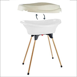 Pack table à langer avec baignoire - Blanc