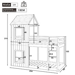 Avis KOMHTOM Lit superposé maison