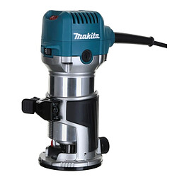 Makita RT0702CX2J Affleureuse 710 W - Noir/Cyan Affleureuse électrique - 710 W - Prise EU - Vitesse 10000 - 34000 RPM - Boîte de transport incluse