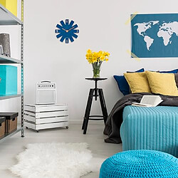 Tfa dostmann horloge murale - Bleu pas cher