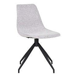 EPIKASA Chaises Monaco Blanc/Noir