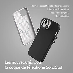 RhinoShield Coque iPhone 14/13 - SolidSuit Noir pas cher