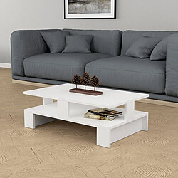 Alexandra House Living Table Basse Blanc Bois