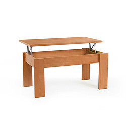 Alexandra House Living Table Basse - Cerisier Métal 105x51x55 cm