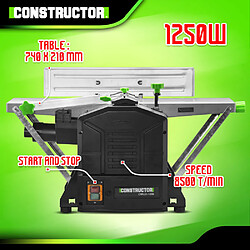 Constructor Rabot dégauchisseuse 1250W