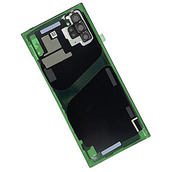 AVIZAR Vitre arrière de remplacement Samsung Galaxy Note 10 Plus - Argent