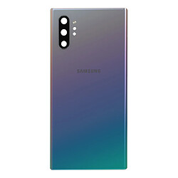 AVIZAR Vitre arrière de remplacement Samsung Galaxy Note 10 Plus - Argent