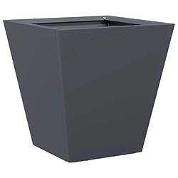 vidaXL Jardinière anthracite 30x30x30 cm acier