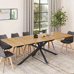 Idmarket MARKET Table à manger ALIX 200-240 cm