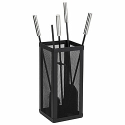 Alexandra House Living Accessoires Cheminée Fer 16x50x16 cm