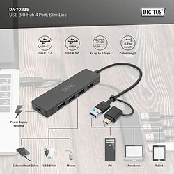 Digitus Slim 4 Ports USB 3.0