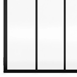 Idmarket Verrière 3 vitrages 93x108 noi pas cher