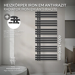 LuxeBath Anthracite 60x140