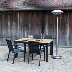 Wilsa Garden Chauffe terrasse électrique 2000W Acier ZEPHYR