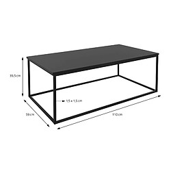 Acheter Ml-design table d'appoint métal - Noir