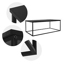 Avis Ml-design table d'appoint métal - Noir