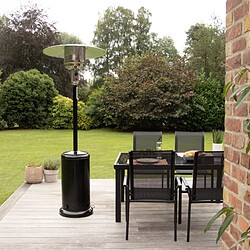 Wilsa Garden Chauffe terrasse au gaz 5000 w Noir AURA