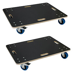 Ecd germany Chariot plate-forme - Gris