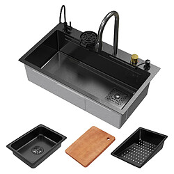 ML-Design Evier Multifonction Anthracite