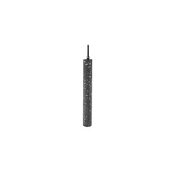 ICONIK INTERIOR Lampe de plafond Tube de Ciment - Lampe Suspendue LED - 30cm - Aroc Noir pas cher