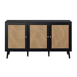 Bestmobilier Buffet bas Goto - Noir