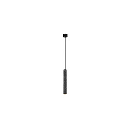 Avis ICONIK INTERIOR Lampe de plafond Tube de Ciment - Lampe Suspendue LED - 30cm - Aroc Noir