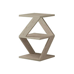 Hanah Home Table d'Appoint Géométrique Albeni