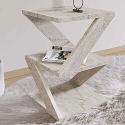 Acheter Hanah home Table d'appoint rectangulaire - Beige
