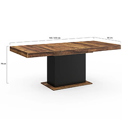 Idmarket MARKET Table à manger extensible EDEN Hawkins pas cher
