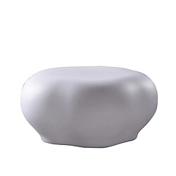 Inspired Huevo Tabouret CFL - Blanc Opale Tabouret lumineux intérieur - Résine IP65 - Hauteur 39 cm - E27 - 15W max - Intensité variable