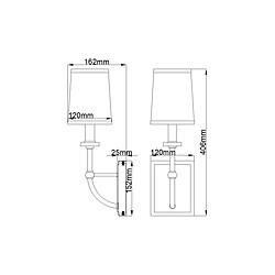 Elstead lighting Applique salle de bains - Argent pas cher