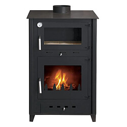 Interstoves Poêle à bois avec four Rosa 10 | Bûches 50cm -