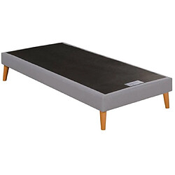 Simmons Sommier tapissier avec pieds - Blanc