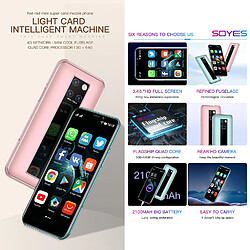 Yonis Mini Smartphone Petite Taille 4G Dual SIM