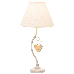 Lampe de bureau Alexandra House Living Blanc Métal 40 W 23 x 48 x 23 cm