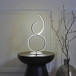 The Home Deco Factory Lampe led design à poser - Hauteur 36 cm - Blanc