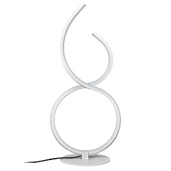 The Home Deco Factory Lampe led design à poser - Hauteur 36 cm - Blanc
