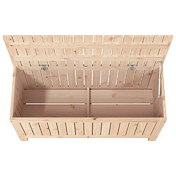 Acheter Helloshop26 Coffre boîte meuble de jardin rangement 108 x 42,5 x 54 cm bois massif de pin 02_0012998